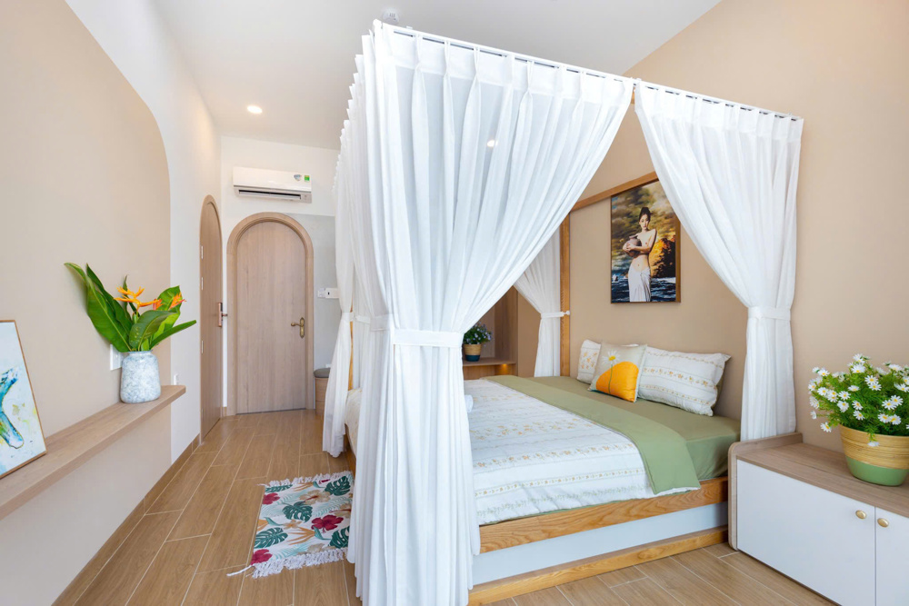 Phòng Anna Hiền 5 - Phòng tình nhân - 01 giường 1m8 + 01 ghế tình yêu – không gian lãng mạn, riêng tư