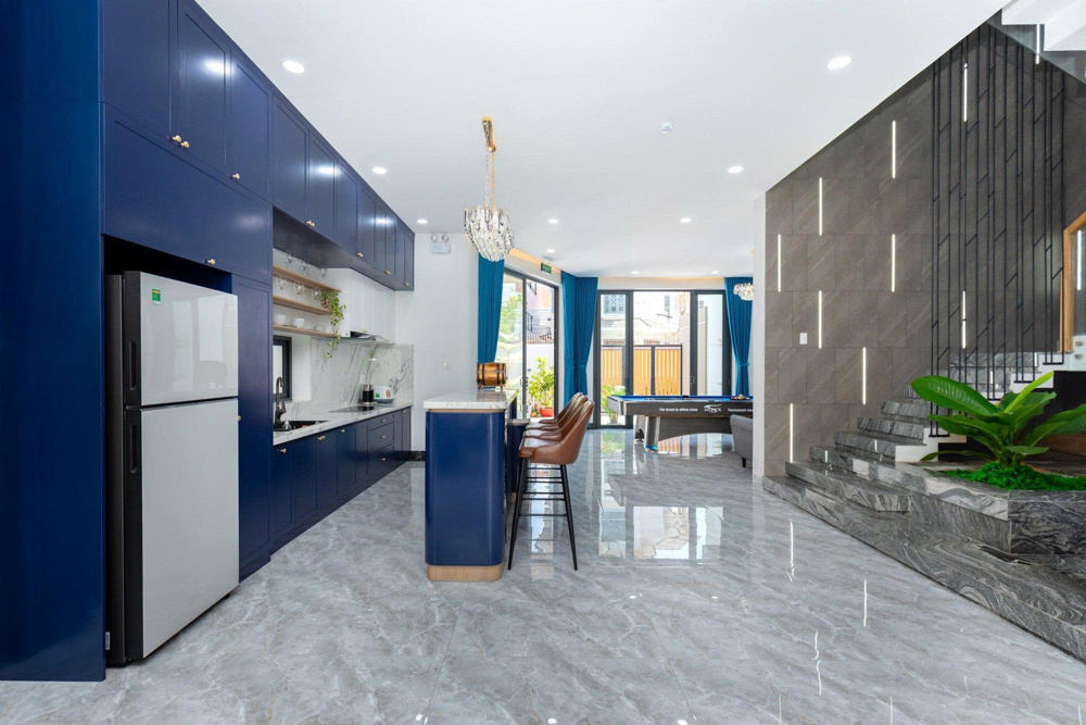 Phòng khách thiết kế không gian mở, thoáng mát